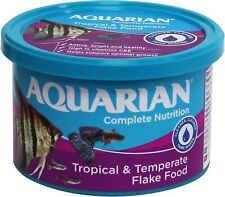 AQUARIAN Complete Nutrition Aquarium Tropical & Temperate Fish Food Flakes 50g