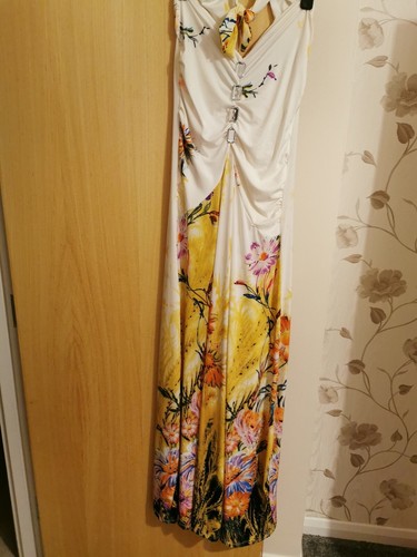 Floral print bridesmaid dress - bridesmaid,