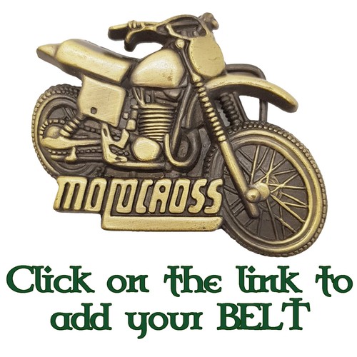 Motocross belt buckle - motocross,