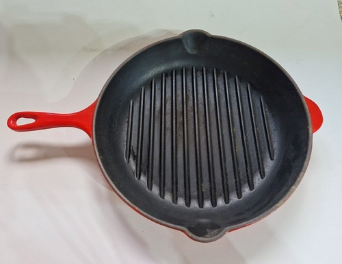 Creuset round griddle pan - le,
