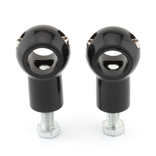 Black handlebar risers - 2", kit