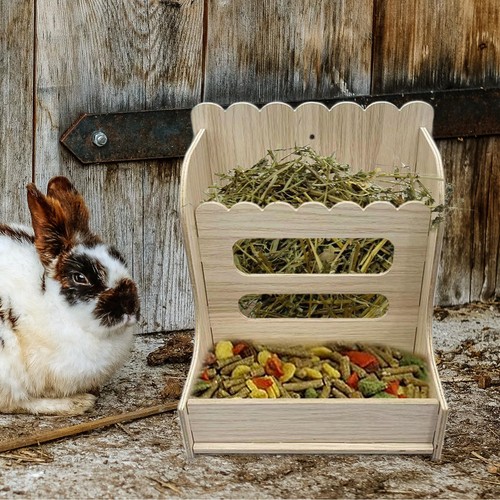 Rabbit hay feeder guinea - guinea, pigs