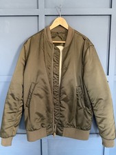 Acne Studios Selo Bomber Jacket Olive green Size 50 L mens