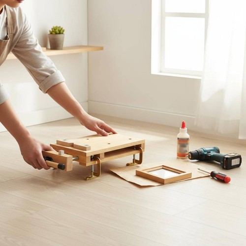 Portable woodworking vise - woodworking,