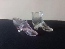 2 x Vintage Antique Pressed