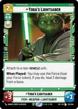 star wars unlimited legends of the force Rare single cards