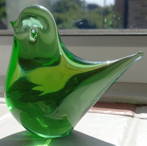 Vintage emerald green glass - vintage,