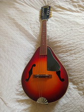 Ozark mandolin teardrop  Classic A model f hole cherry maple sunburst used.