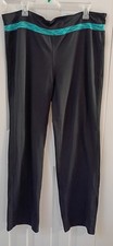 Ladies Black Yoga Pants-High
