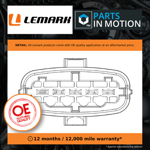 Air mass sensor lmf266 lemark - mass,