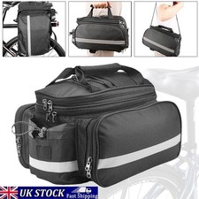 Waterproof Bike Pannier Rack Bag Rear Seat Saddle Trunk Bicycle Bag Reflective