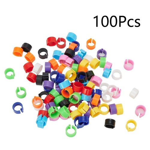 100x mixed color 8mm leg - mixed-color,