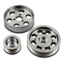 ALLOY UNDERDRIVE RACE SPORT ENGINE PULLEY KIT FOR VW GOLF MK3 2.8 VR6 1991-99
