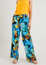 Ladies Colourful Palazzo Summer Trousers Size 8 NEW Sainsburys TU