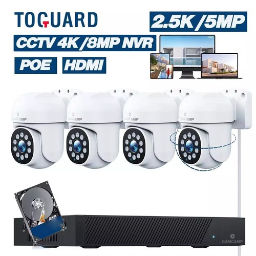 5mp poe security camera system - security,