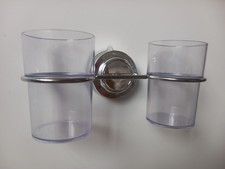 Double Suction Toothbrush Holder. Bathroom Accessory. Excellent Condition