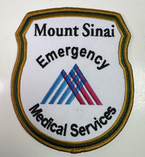 Mount Sinai EMS New York Hospital Medical Center Ambulance Patch