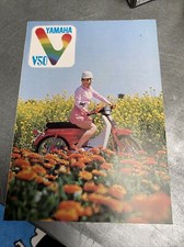 Rare Yamaha V50 Motorcycle Sales Dealer Brochure