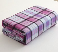 Tartan Fleece Blanket Sofa Throw Bed Throwover Cover EXTRA Large Sizes In Stock