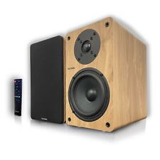 Active 2.0 100 Watt Bookshelf Wireless Speakers, RCA, HDMI ARC, USB - Roxel Onyx