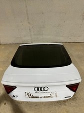 2016 Audi A7 4G S-Line. White Complete Rear Tailgate/Bootlid With Spoiler