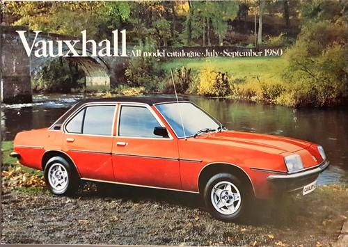 Vauxhall range brochure 1980 - vauxhall,