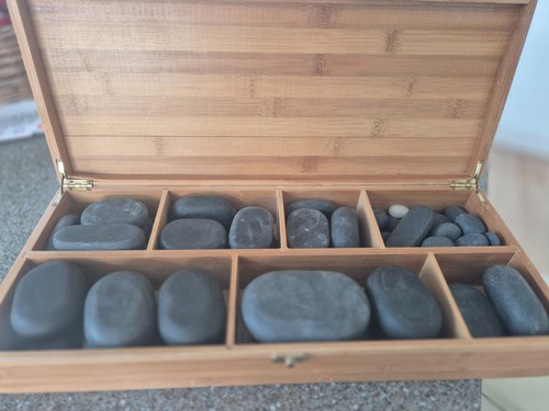 Hot stone kit basalt stones - kit,