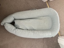 Dockatot Deluxe Plus Sleepyhead Sleep Pod Marine Chambray Green