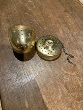 Vintage Acorn Tea Strainer / Infuser Aluminum