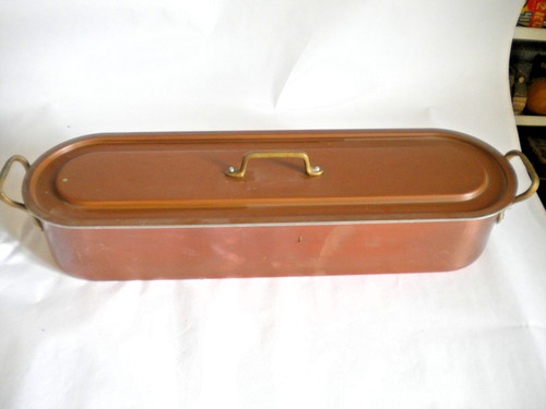 Vintage french copper fish - vintage,