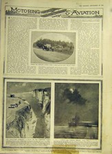 Original Old Antique Print