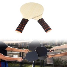 2x Badminton Wooden Paddles