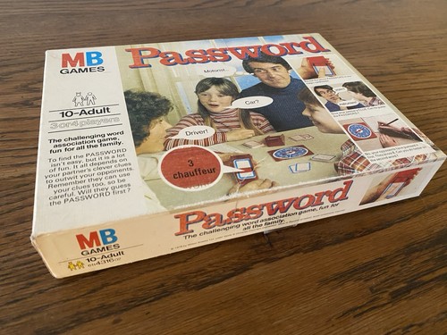 Vintage password word game - password,