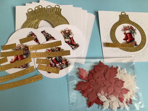 Christmas bauble stocking - christmas,