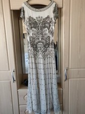 Cream Long Gown Dress - Medium