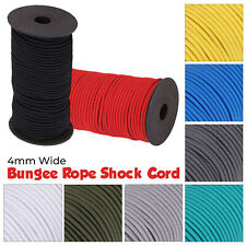 Elastic Bungee Rope Shock Cord Tie Down Multicolour 4mm Diameter Various Length