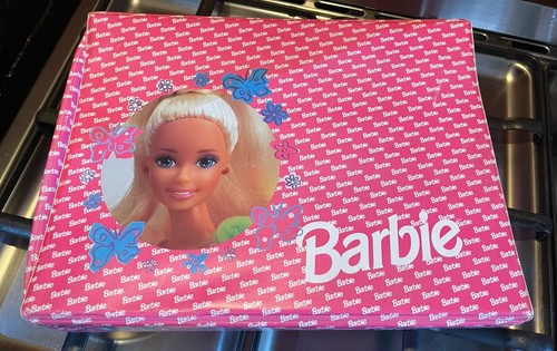 Barbie doll 1993 pink - doll, carry