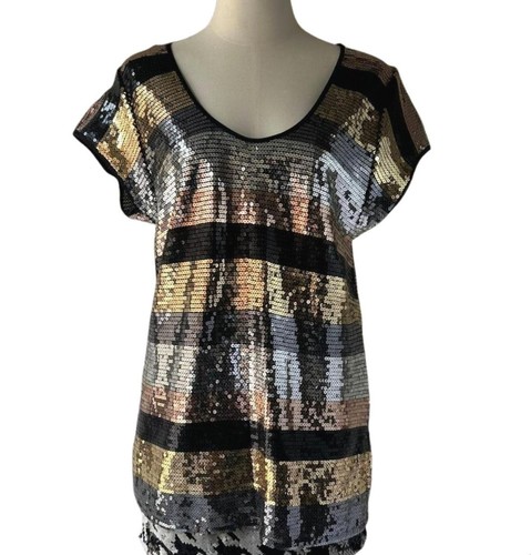 Vintage y2k simona sequin top - y2k,