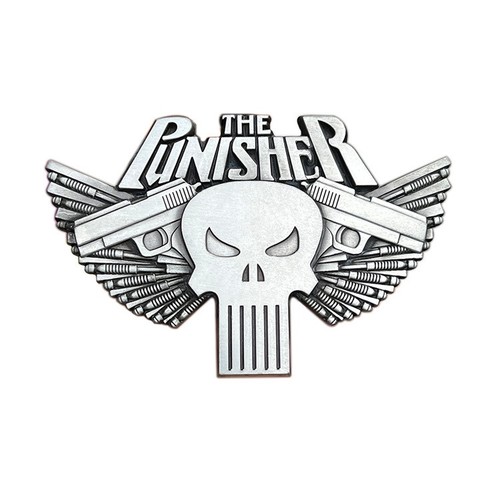 The punisher metal belt buckle - metal,