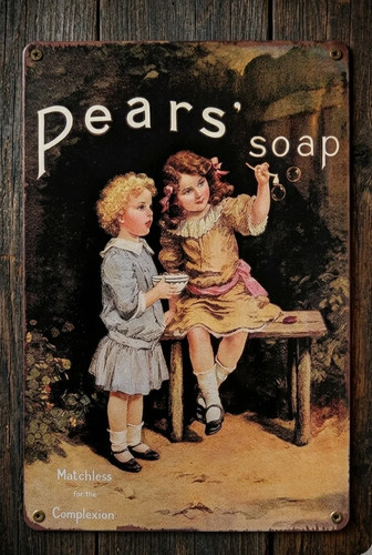 Pears soap metal sign - pears’,