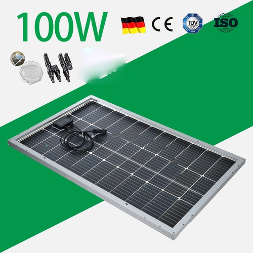 Bifacial 100w 12v solar panel - bifacial,