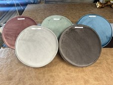 Velvet replacement Bar/low stool tops (all Colours Available)