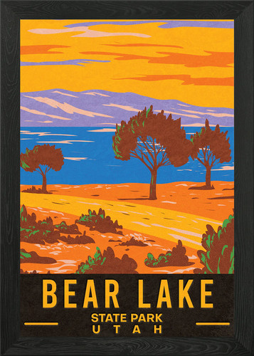 Bear lake state park framed - park,