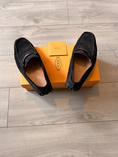 Tod sueded leather black - sueded,