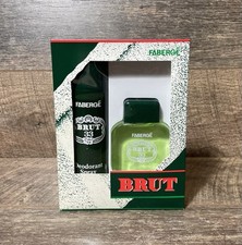 Vintage Brut 33 Faberge Gift Set Aftershave & Deodorant Boxed Rare See Descrip
