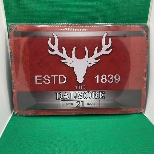Dalmore whiskey metal sign - -,