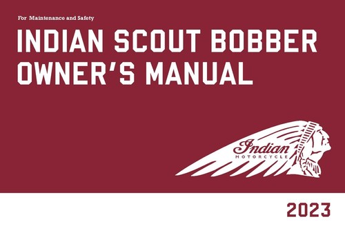 Indian owners manual book - manual,