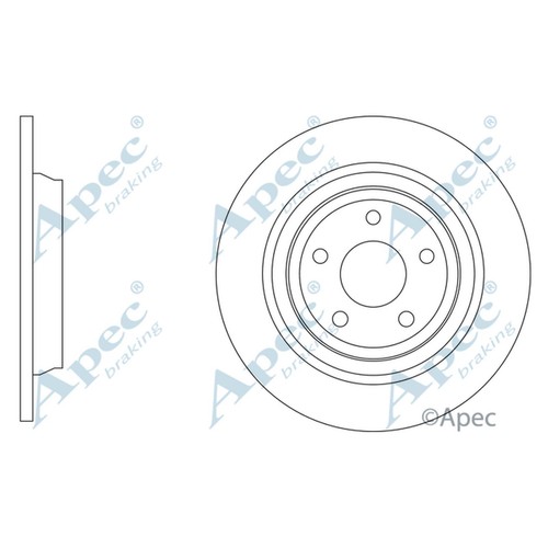 Brake discs solid - discs, ford
