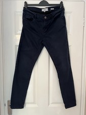 Women’s Fat Face Navy Five Pocket Jeggings Size 12 Inside leg 27 Inches 