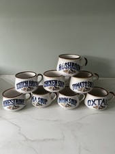 Set of 8 Ceramic Soup Mugs